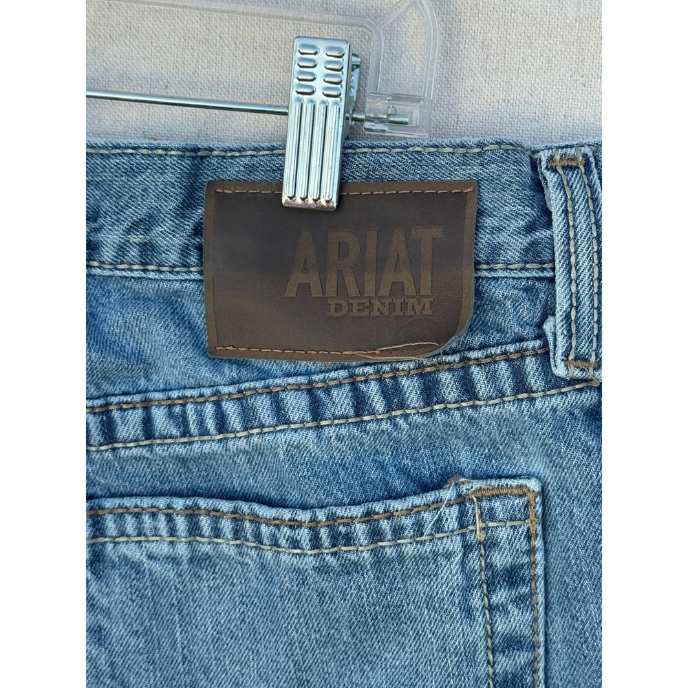 Ariat M4 Relaxed Boot Cut Jeans Mens 34x34 Medium Wash Denim Blue 10022986 - Picture 3 of 16